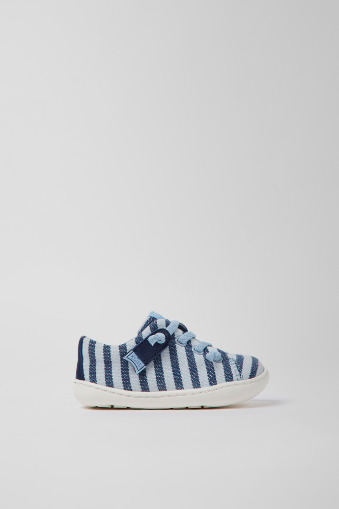 Peu Blue recycled cotton shoes for children