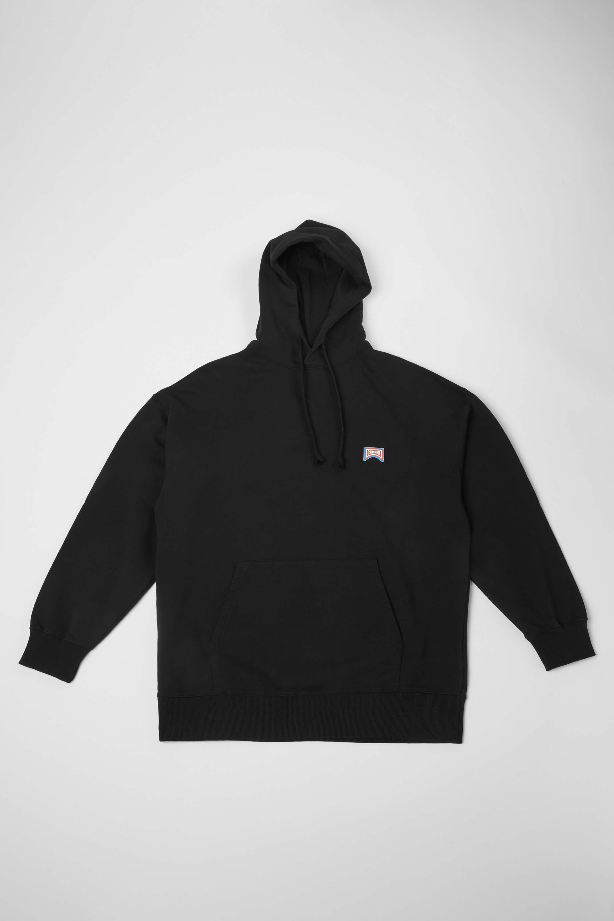 Hoodie - Black and orange printed unisex hoodie