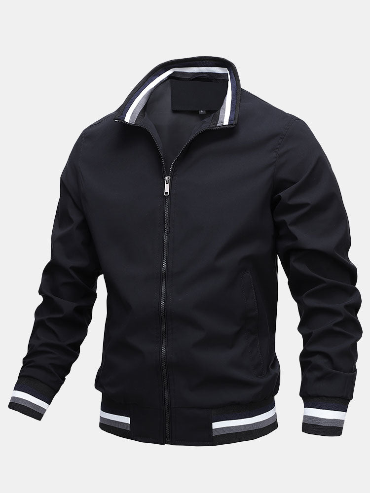 Zip Through Harrington Jacket