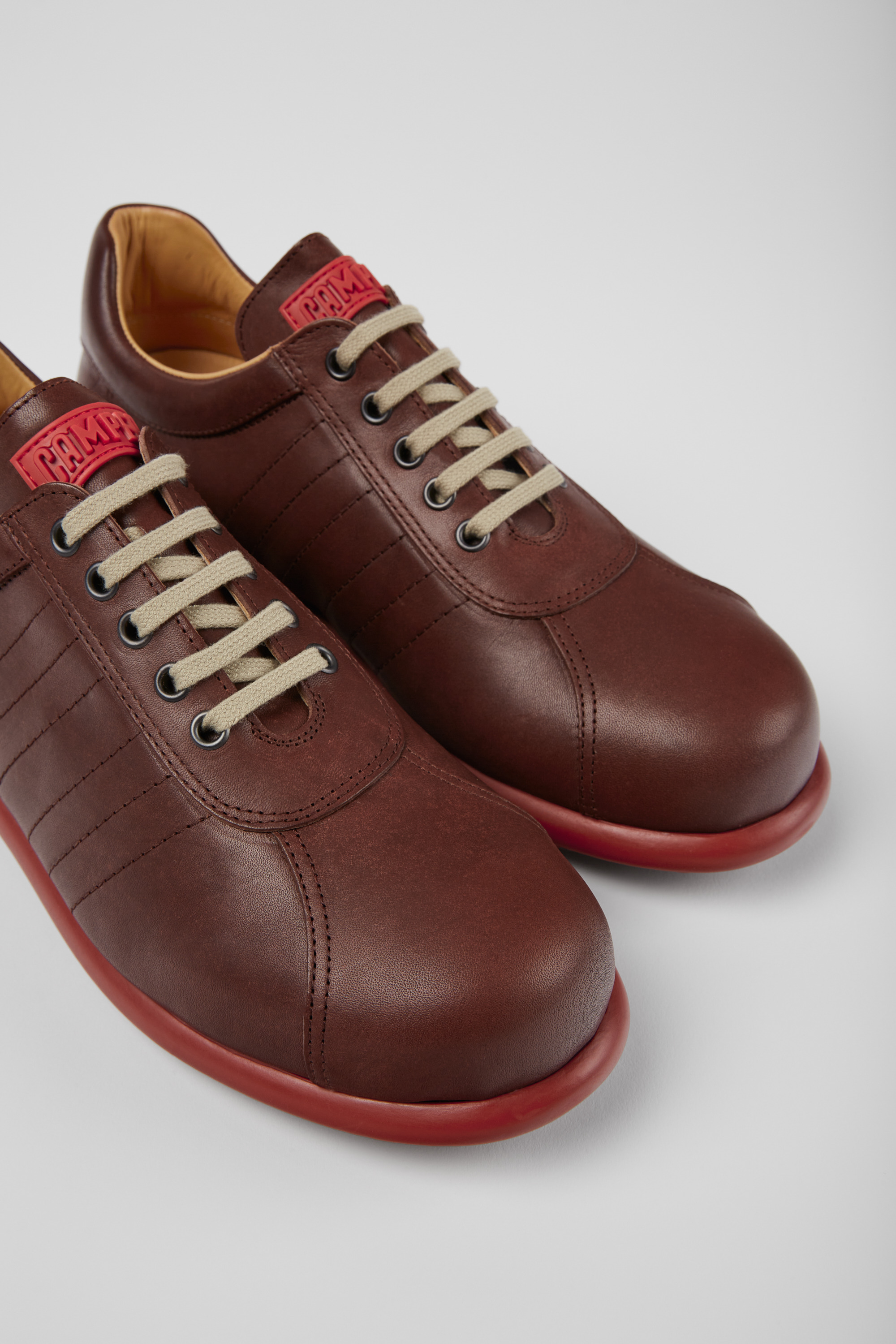 Pelotas - Brown leather shoes for men