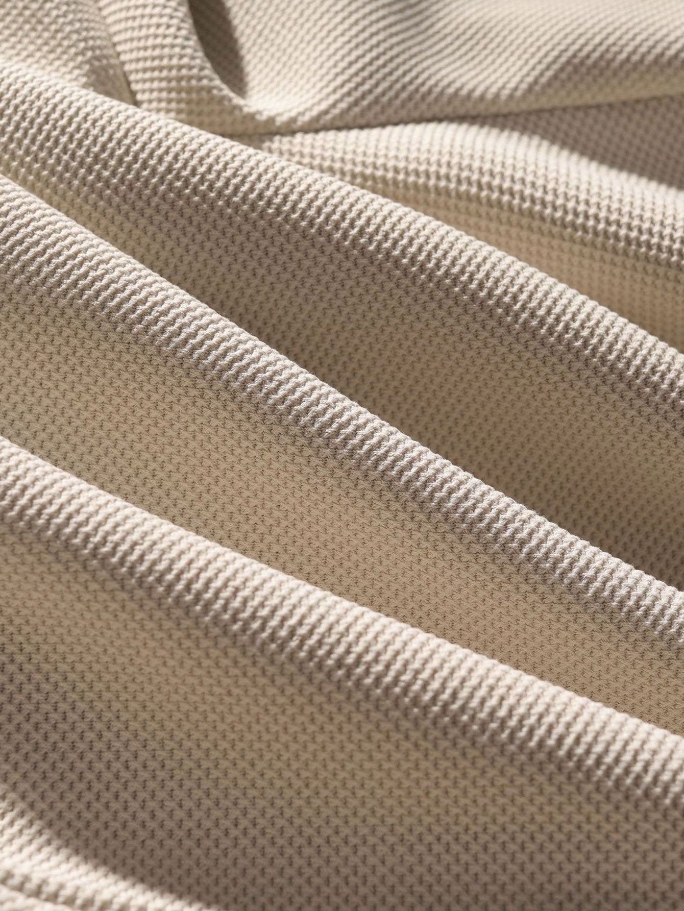 Heavy Weight Oversize T-Shirt &  Loose Fit Drawstring Waffle Shorts