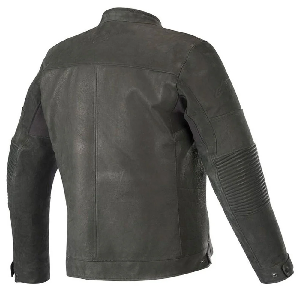 CHAQUETA PIEL ALPINESTARS WARHORSE LEATHER NEGRO