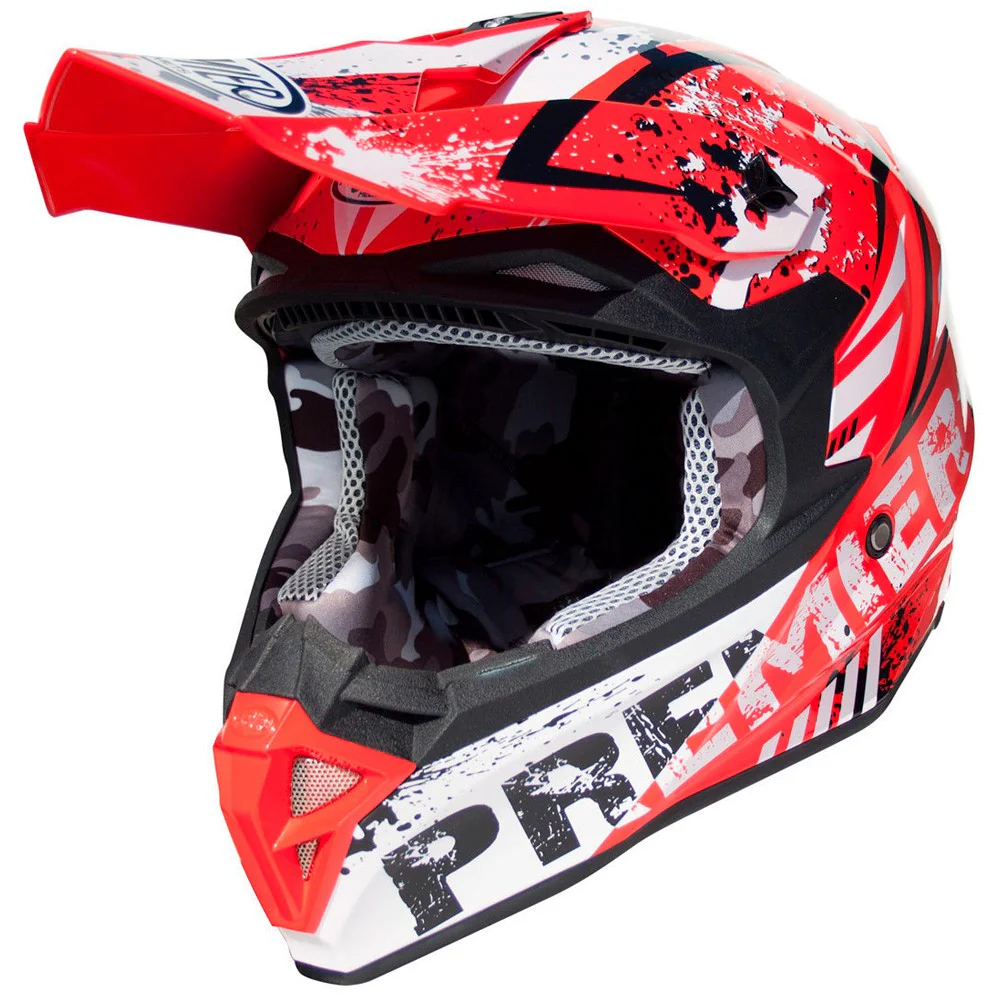 CASCO PREMIER EXIGE ZX2 - ROJO / BLANCO