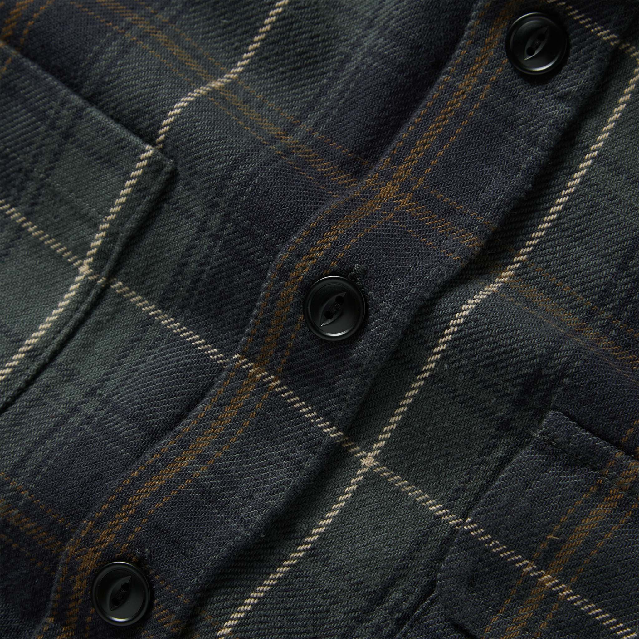 The Moto Utility Shirt in Shale Plaid