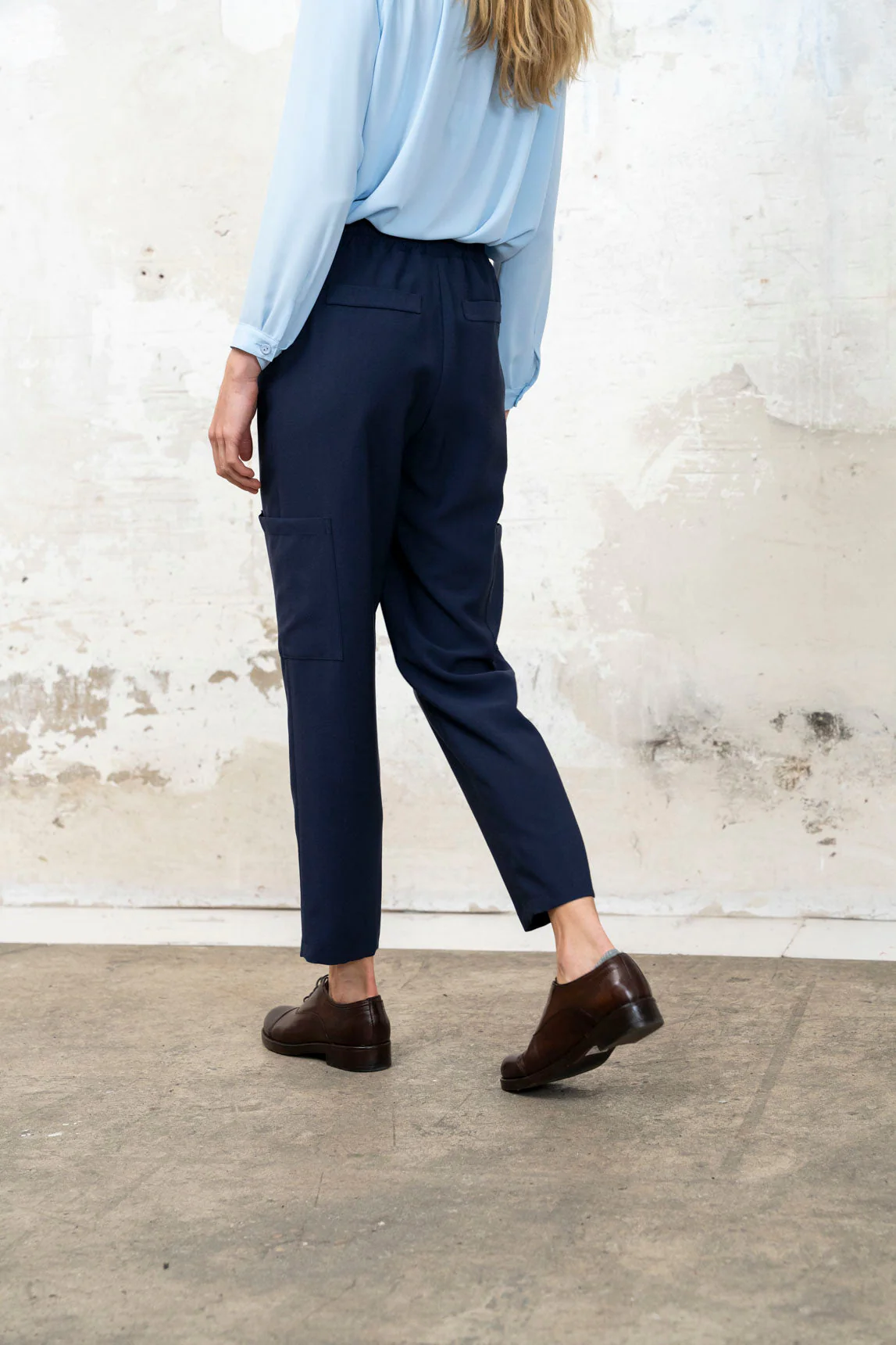 Rivera-spain Pantalón Malu azul marino