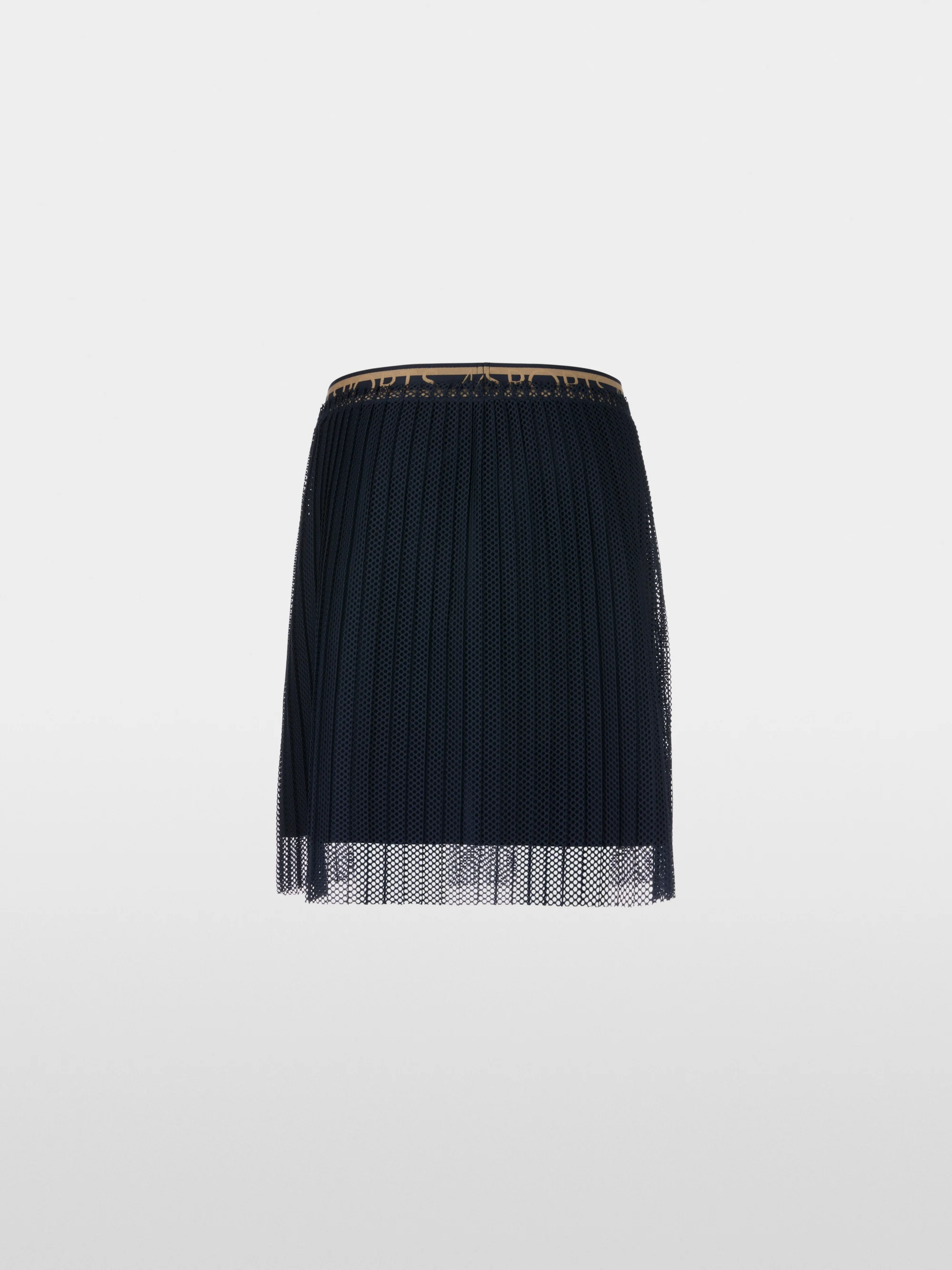 Marc-Cain Short pleated net skirt