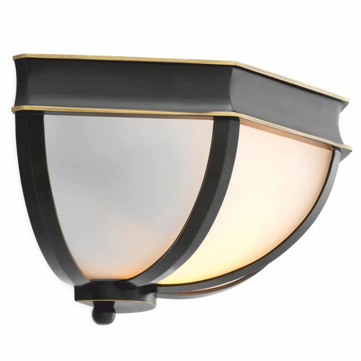 Casa Padrino l¨¢mpara de pared de lujo bronce / blanco 33 cm - Apliques de pared de lujo