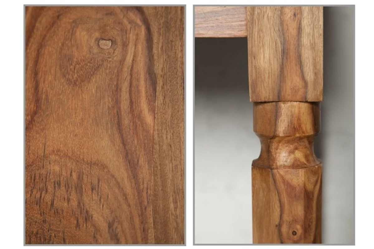 Casa Padrino Baroque secretary with precious sheesham drawer - writing desk - secretary console - luxury