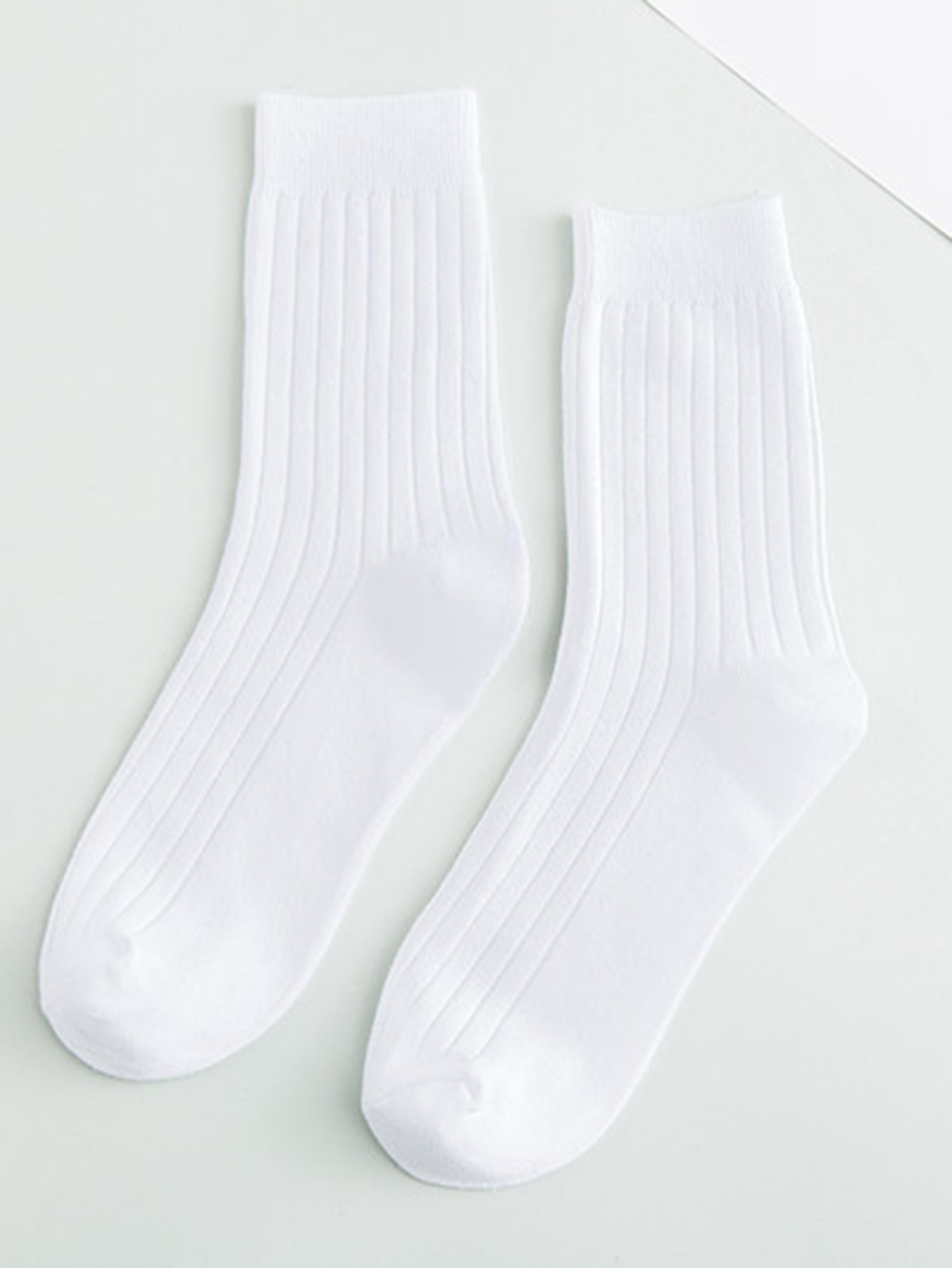 Plain Crew Socks