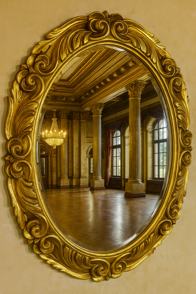 Casa Padrino espejo barroco oro A. 90 cm - Muebles de estilo barroco