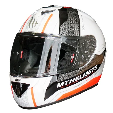 CASCO MT RAPIDE DUEL - NARANJA FLUOR
