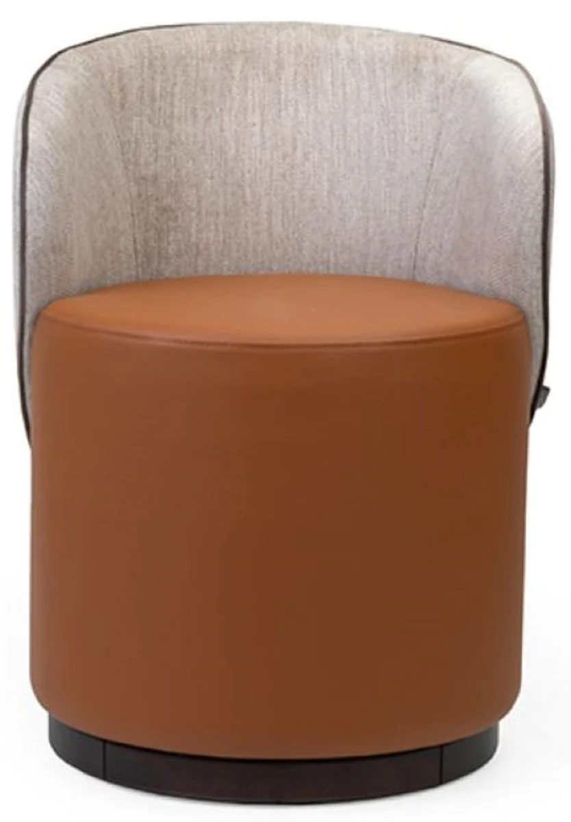 Casa Padrino taburete de lujo marr¨®n / gris A. 78,5 cm - Muebles de lujo de sal¨®n y hotel