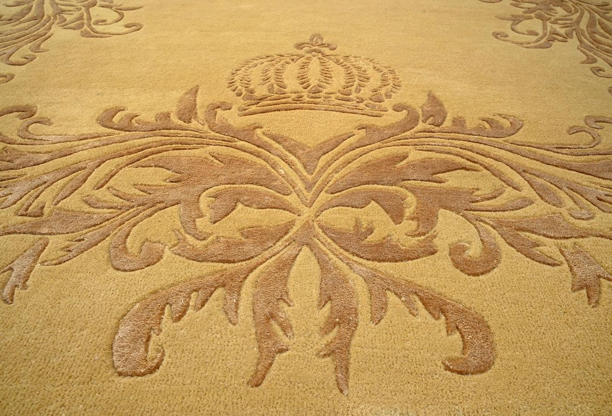 Pomp??s de Casa Padrino alfombra barroco de lujo corona de Harald Gl??ckler oro - Varios Tama?os