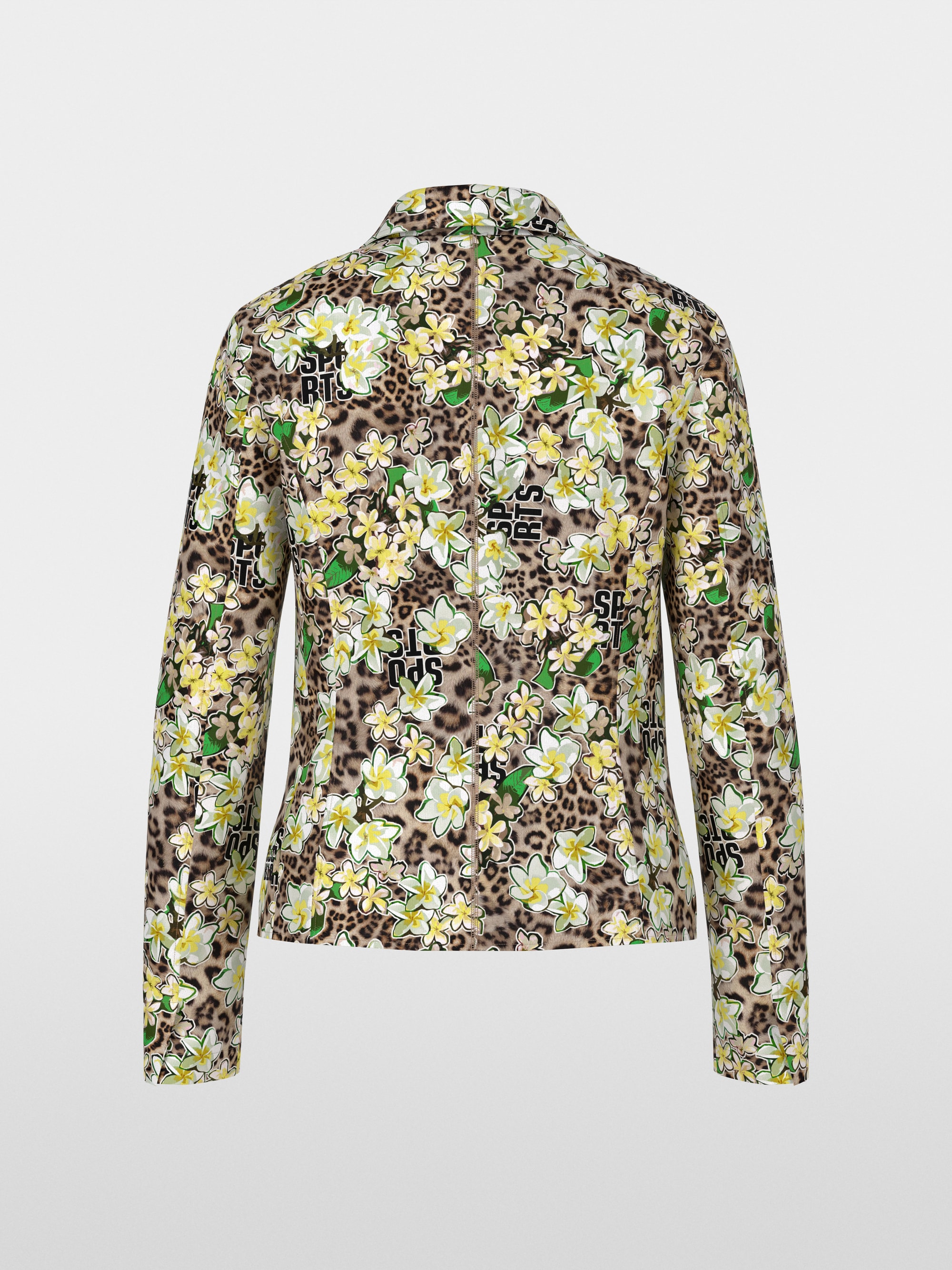 Marc-Cain Fitted blazer in scuba jersey