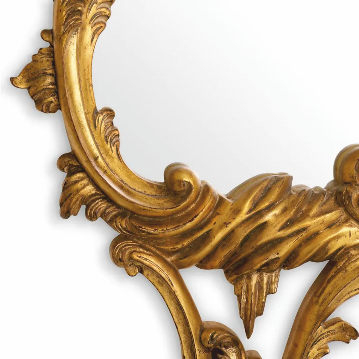 Casa Padrino conjunto de espejos barrocos de lujo oro antiguo A. 80 cm - Muebles estilo barroco