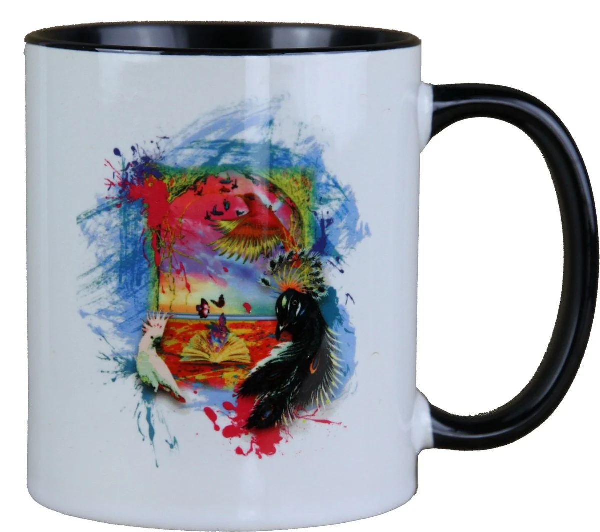 Harald Gl??ckler Pomp??s Mug loro - dise?ado por Harald Gl??ckler