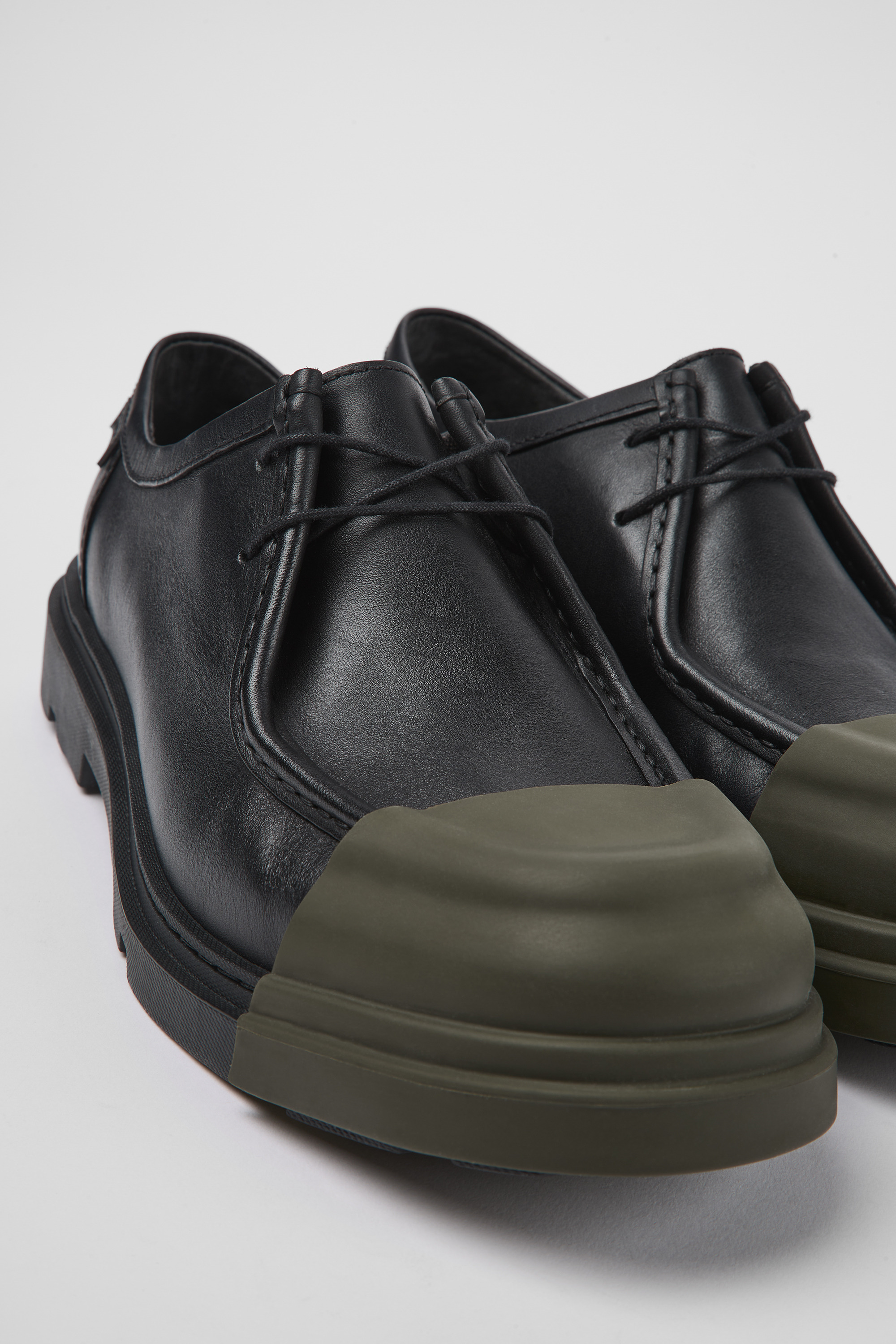 Junction - Black responsibly raised leather shoes for men