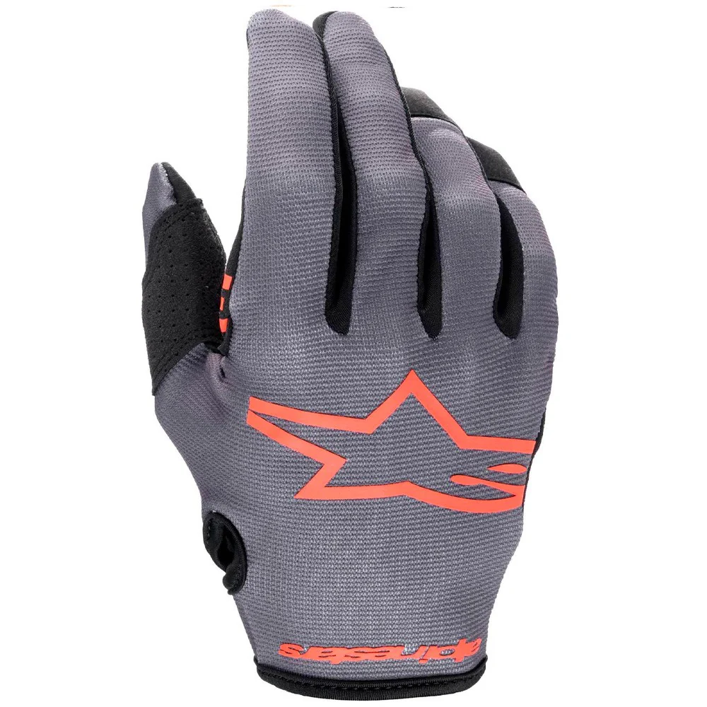 GUANTES CROSS ALPINESTARS YOUTH RADAR 23 - INFANTIL GRIS / ROJO