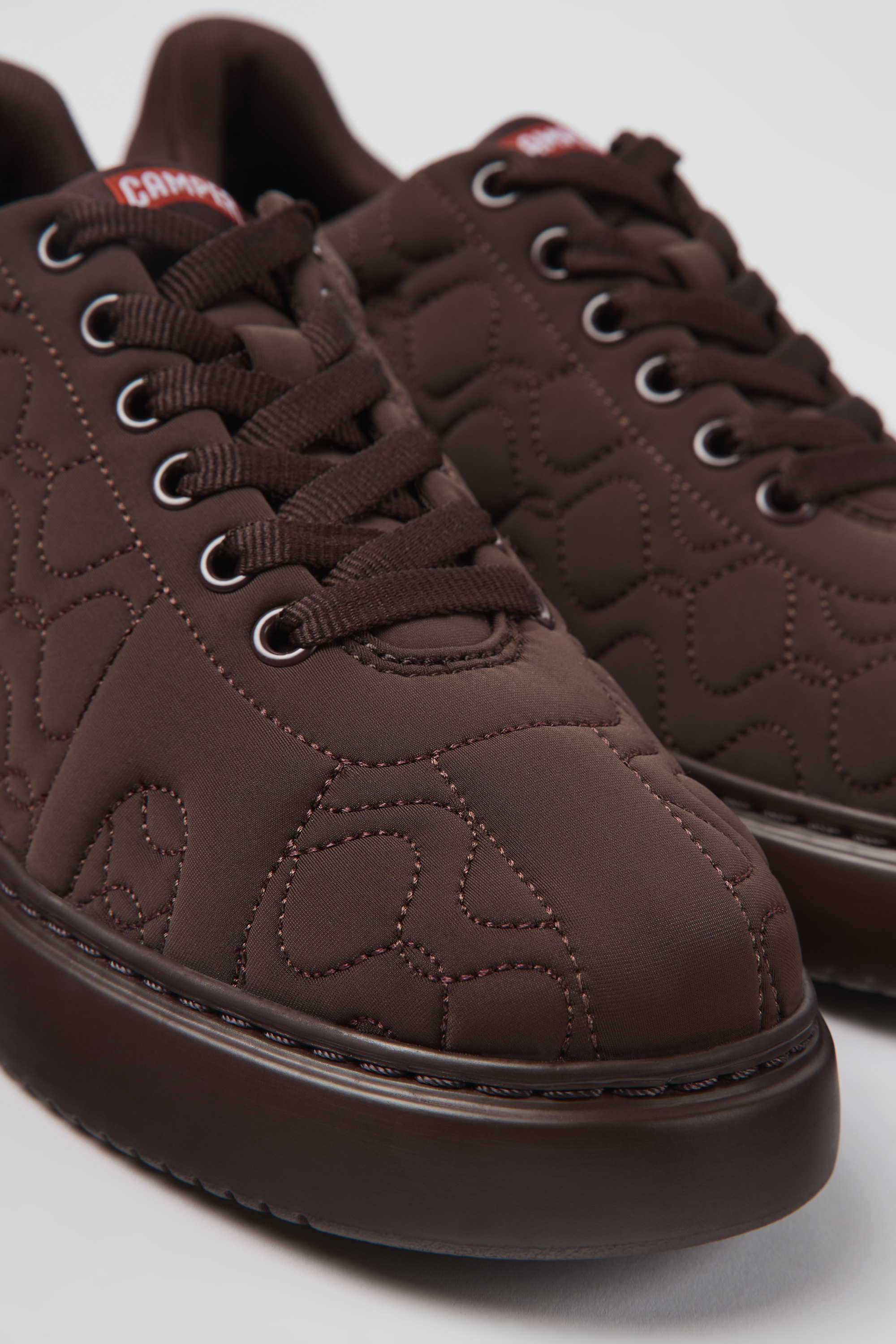 Runner K21 - Burgundy textile sneakers for women