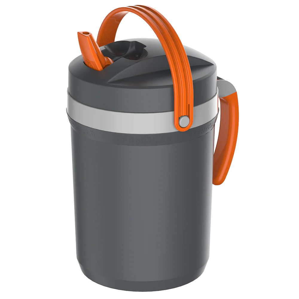 Termolar Fliptop 2,5 L gris - Bidón termo con asa