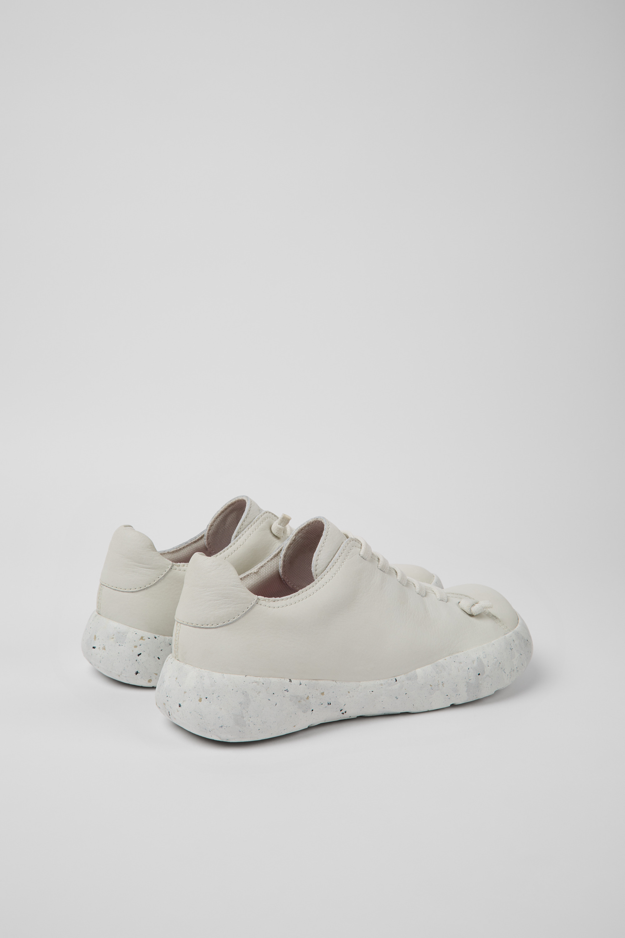 Peu Stadium - White leather sneakers for men