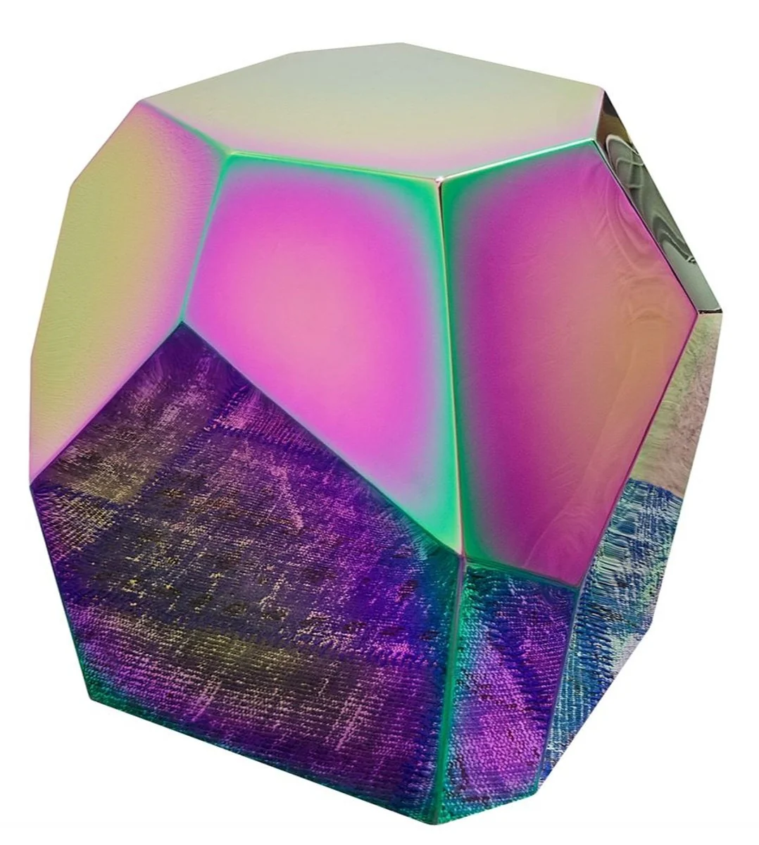 Casa Padrino mesa auxiliar de dise?o titanium 65 x 50 x H. 60 cm - colecci¨®n de dise?o