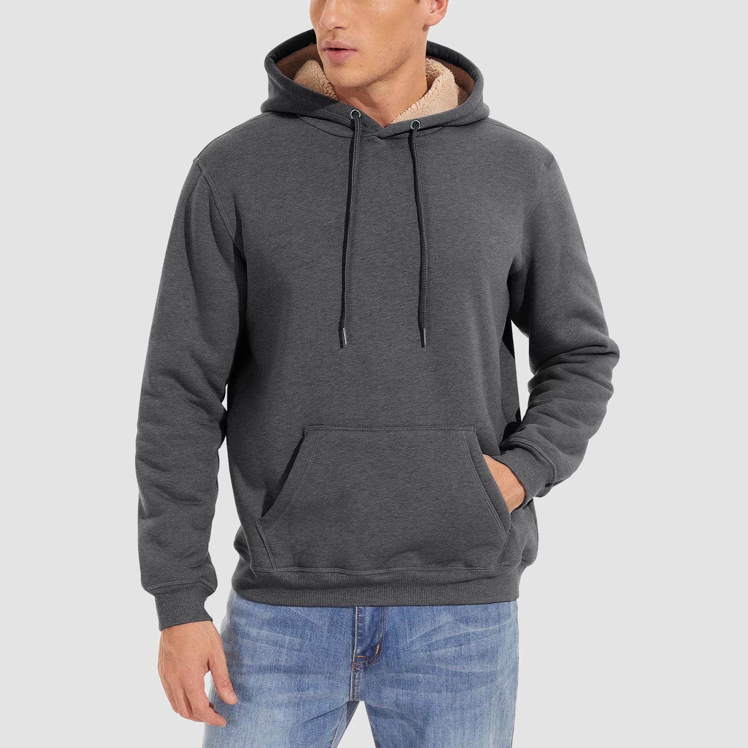Men's Hoodie Sweater Fleece Pullover Hoodies Sweatshirt