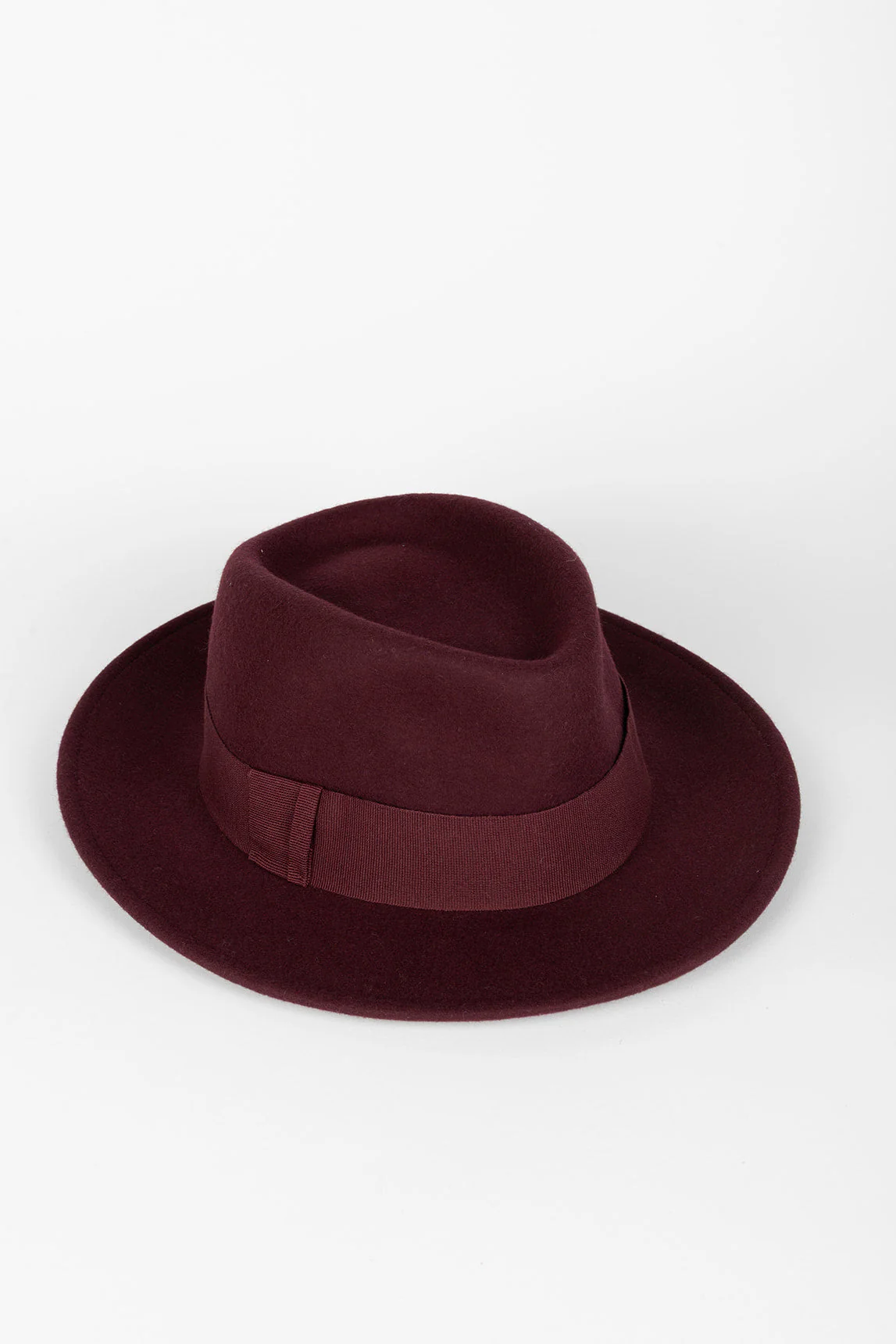 Rivera-spain Sombrero fedora burdeos
