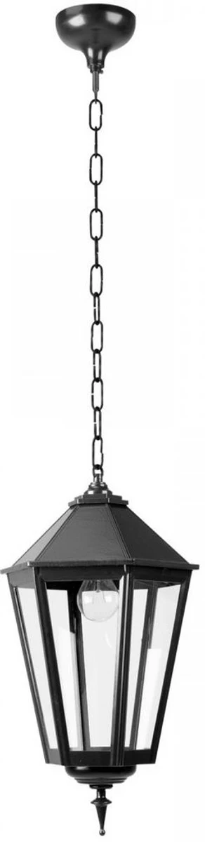 Casa Padrino Art Nouveau lámpara colgante / luz colgante exterior 29 x 29 x H. 50 cm - Varios Colores - Decoración de Terrazas Jardín Barroco y Art Nouveau