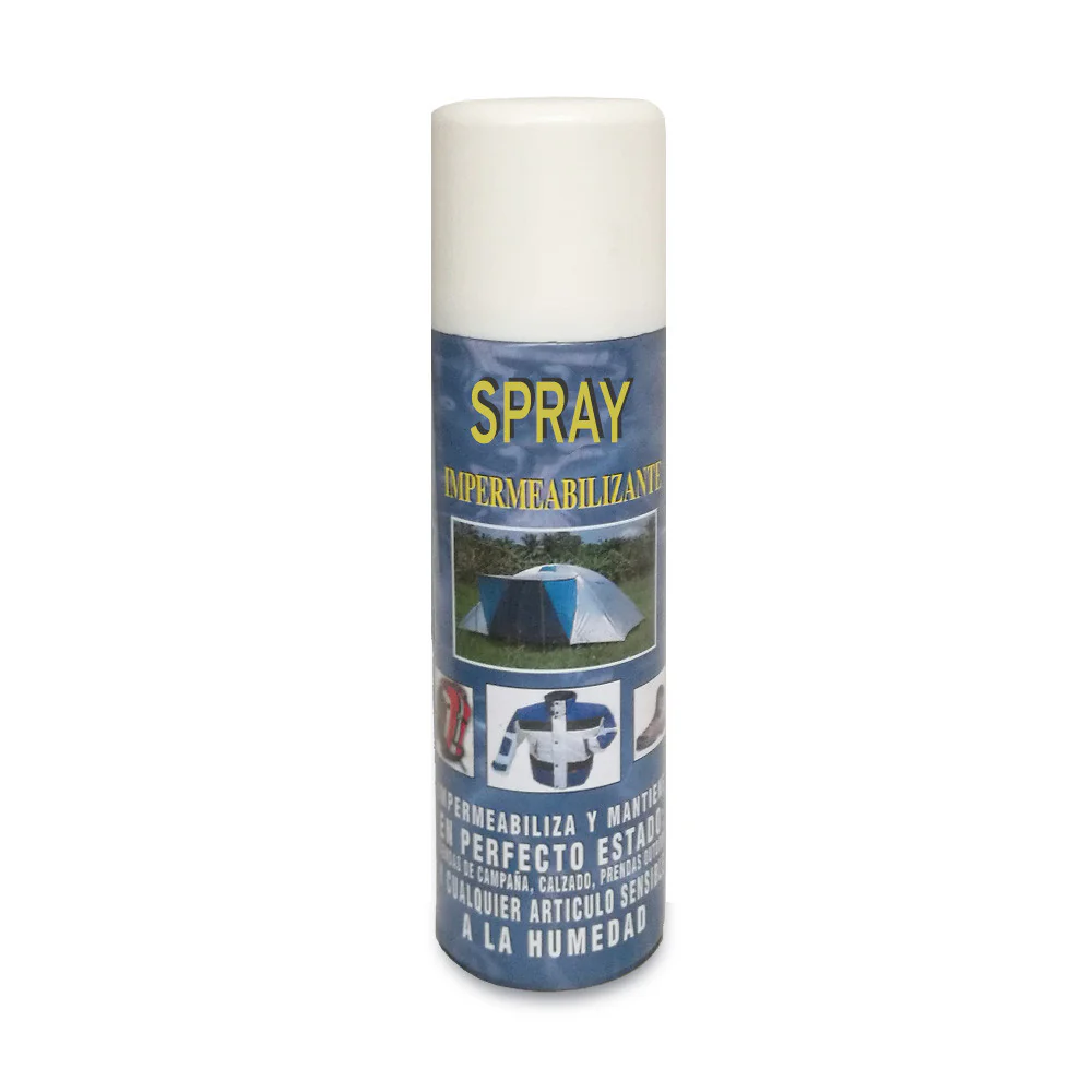 Spray impermeabilizante Somerjaus 250 ml para avancé o tienda de campaña