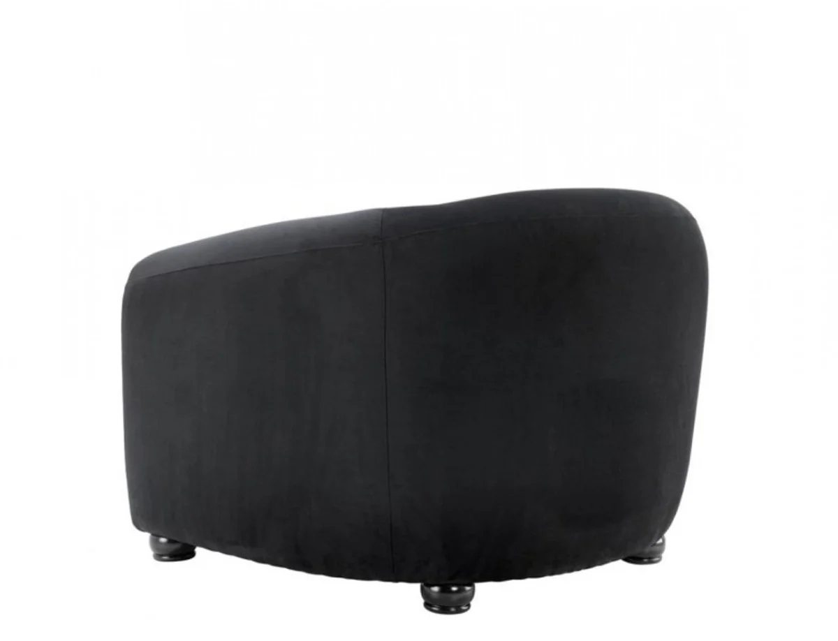 Casa Padrino luxury art deco hotel armchair black - Luxury Quality