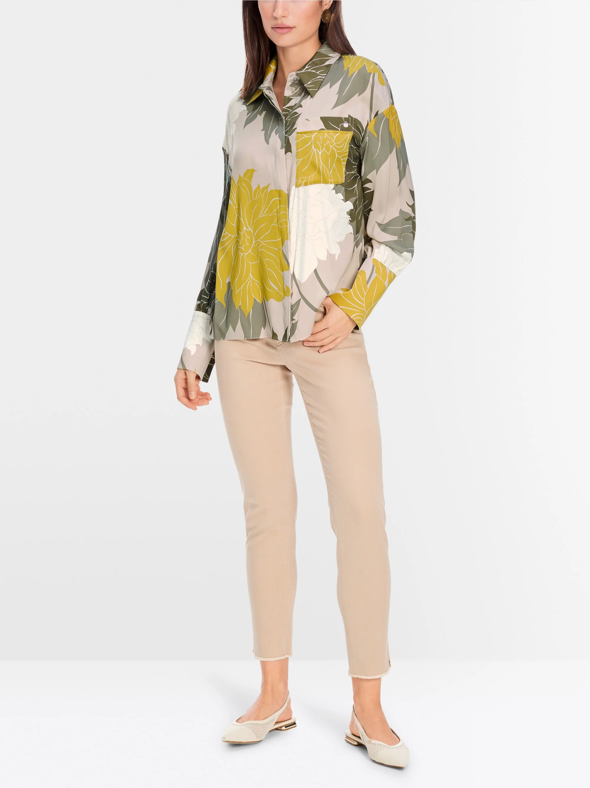 Marc-Cain Blouse with floral pattern