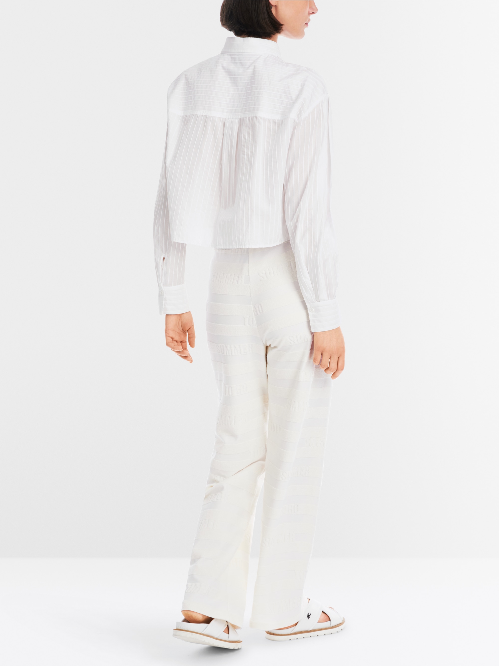 Marc-Cain Rethink Together cropped blouse