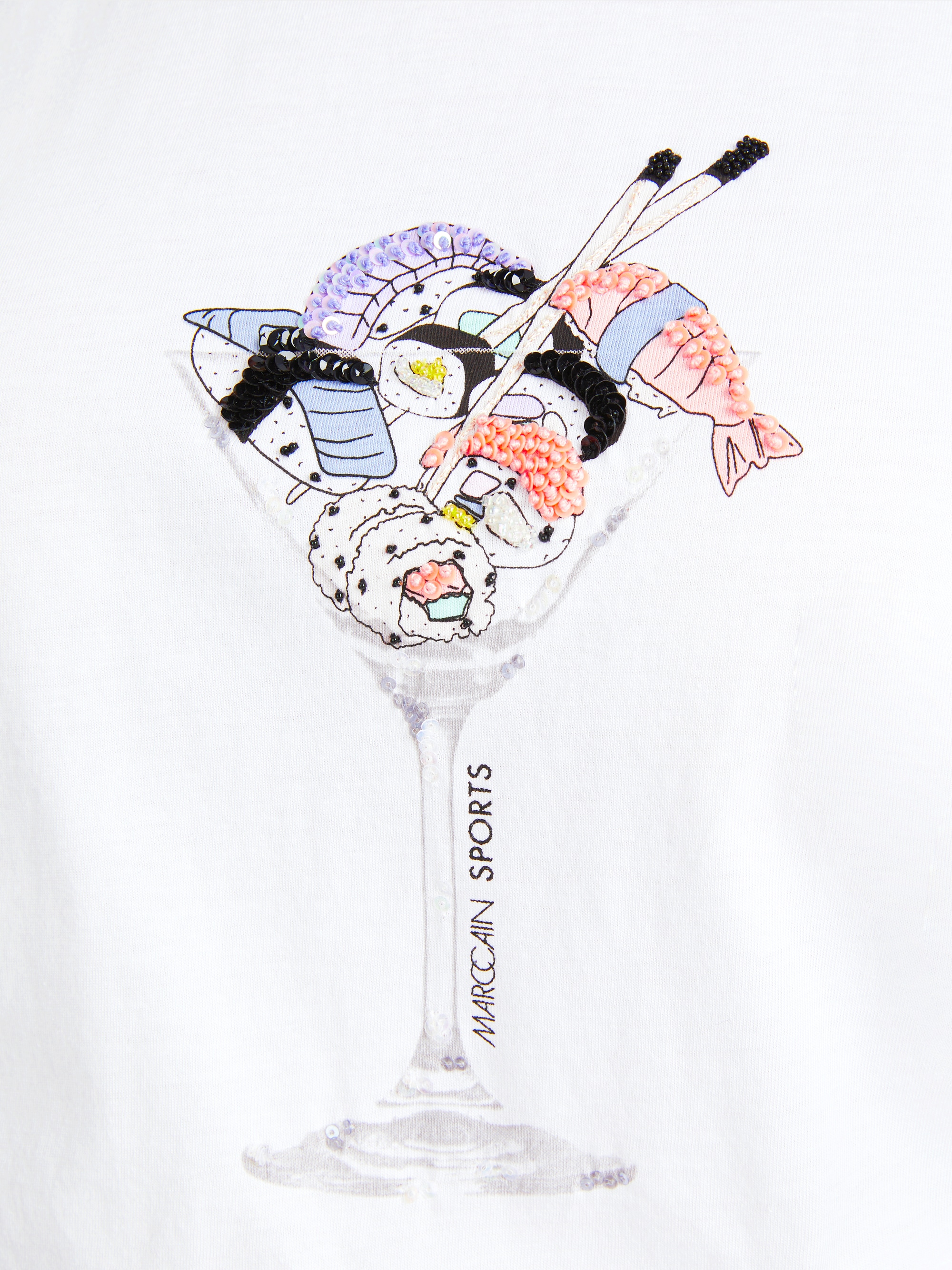 Marc-Cain T-shirt with 3D appliqué