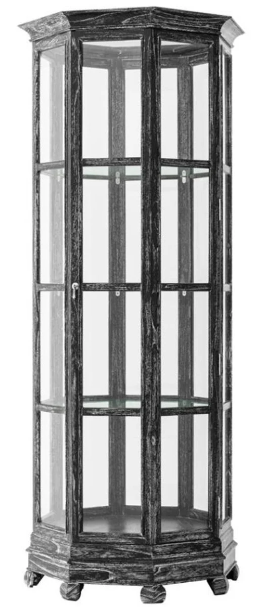 Dise?ador Casa Padrino presenta gabinete negro 86 x 86 x H. 207 cm - Hotel & Boutique de lujo muebles