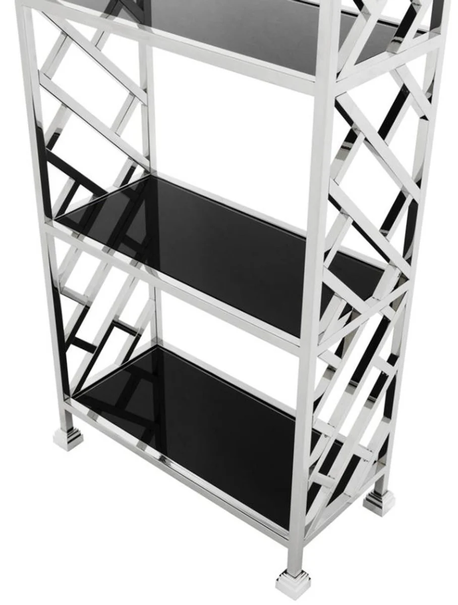 Casa Padrino plataforma diseñador del gabinete de plata 65 x 32 x H. 230 cm - calidad de lujo