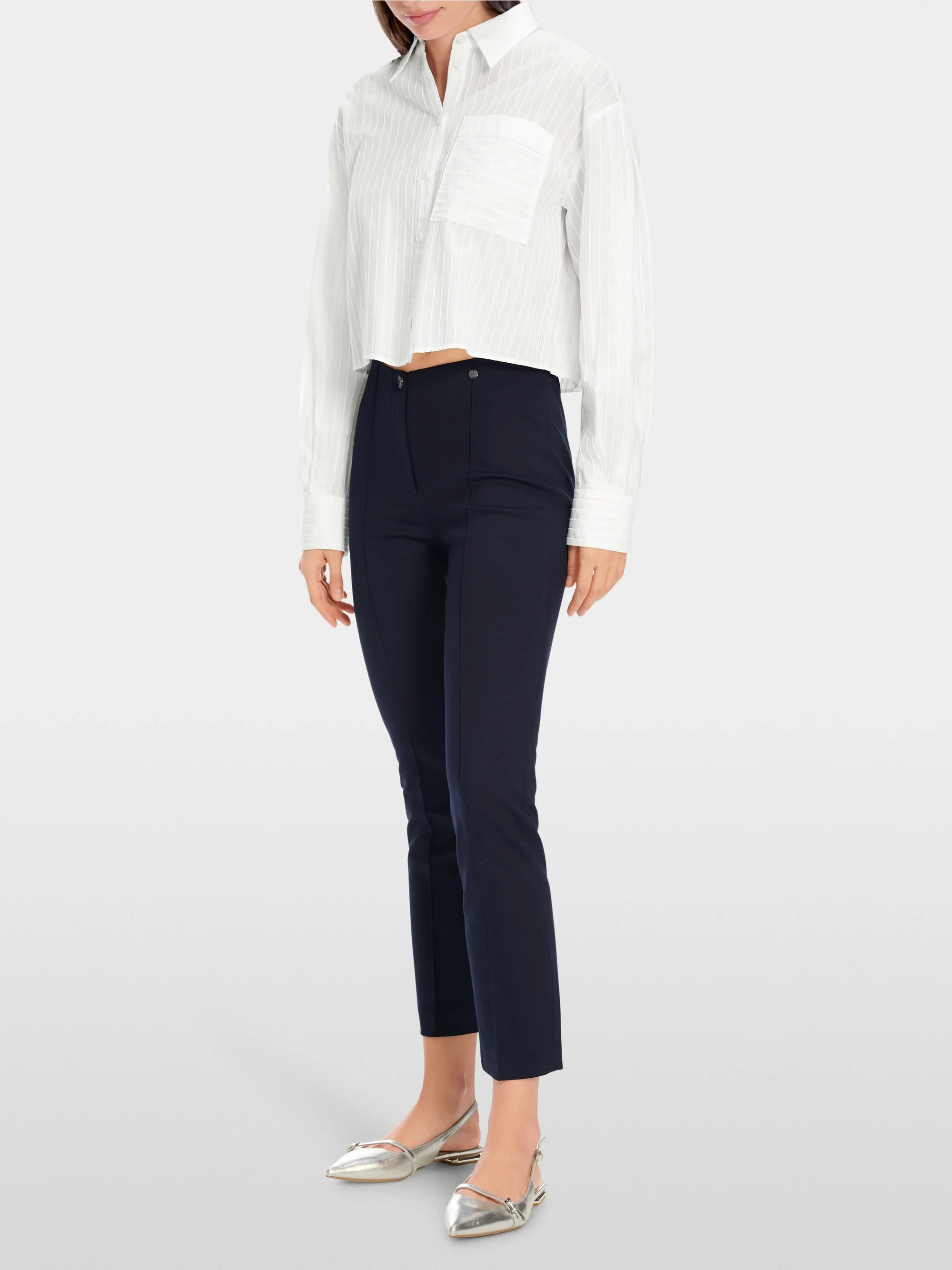 Marc-Cain 7/8 trousers in fine jersey