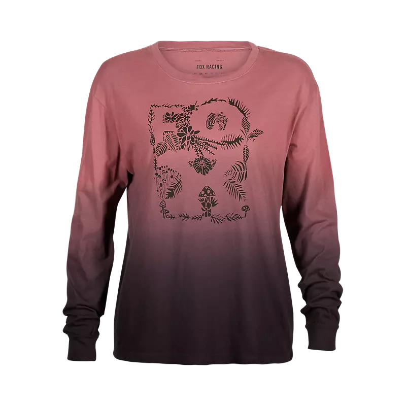 Womens Sensory Dye Long Sleeve Basic Tee
