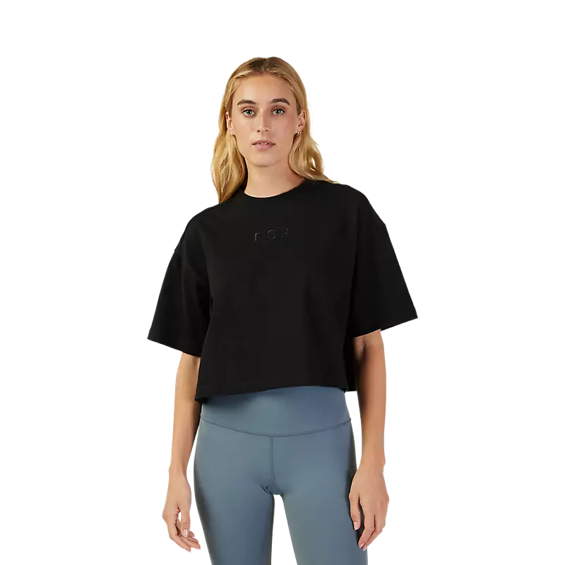 Womens Wordmark Premium Crop Tee