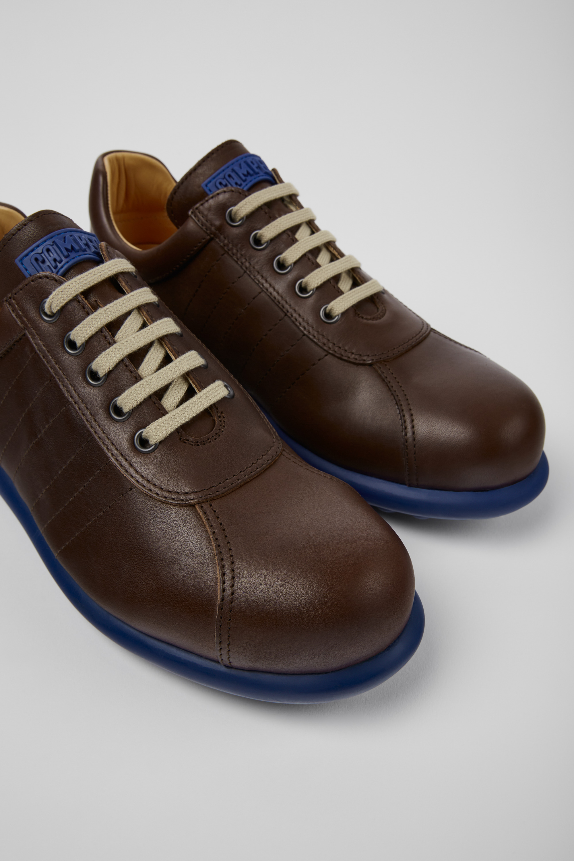 Pelotas - Brown leather shoes for men