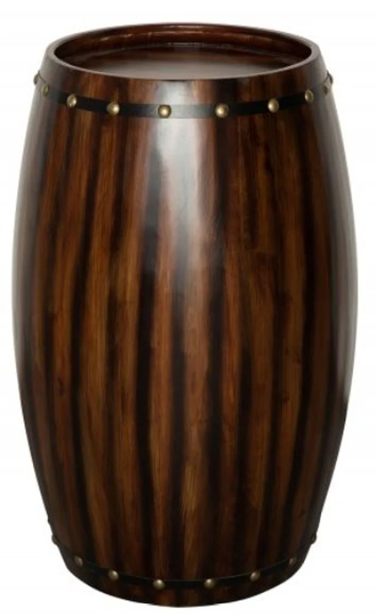 Casa Padrino armario para vinos mesa de bar de madera maciza de abeto - Barril de madera Muebles para barriles Muebles para hoteles y restaurantes Muebles para hoteles y restaurantes