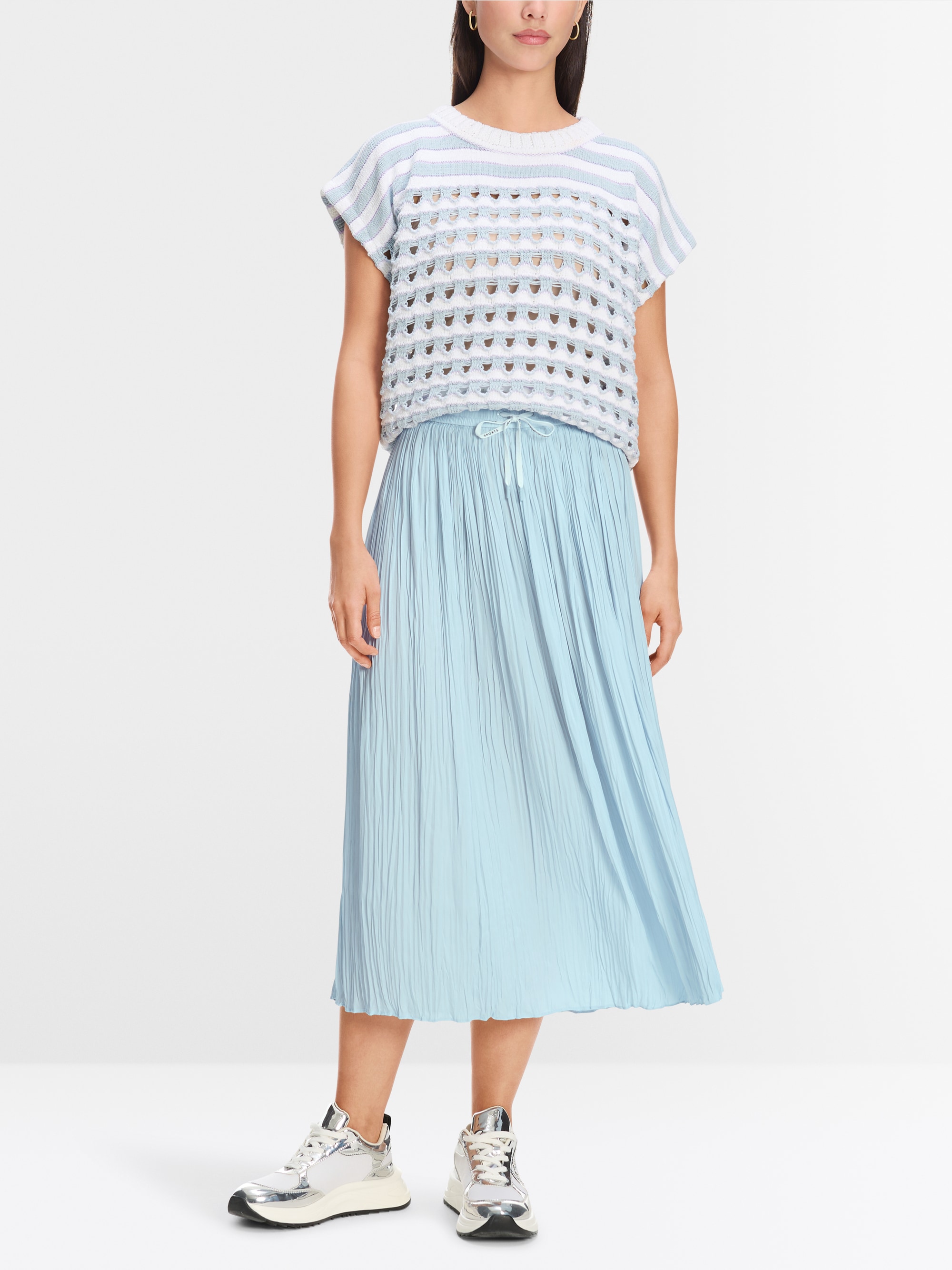 Marc-Cain Rethink Together pleated skirt
