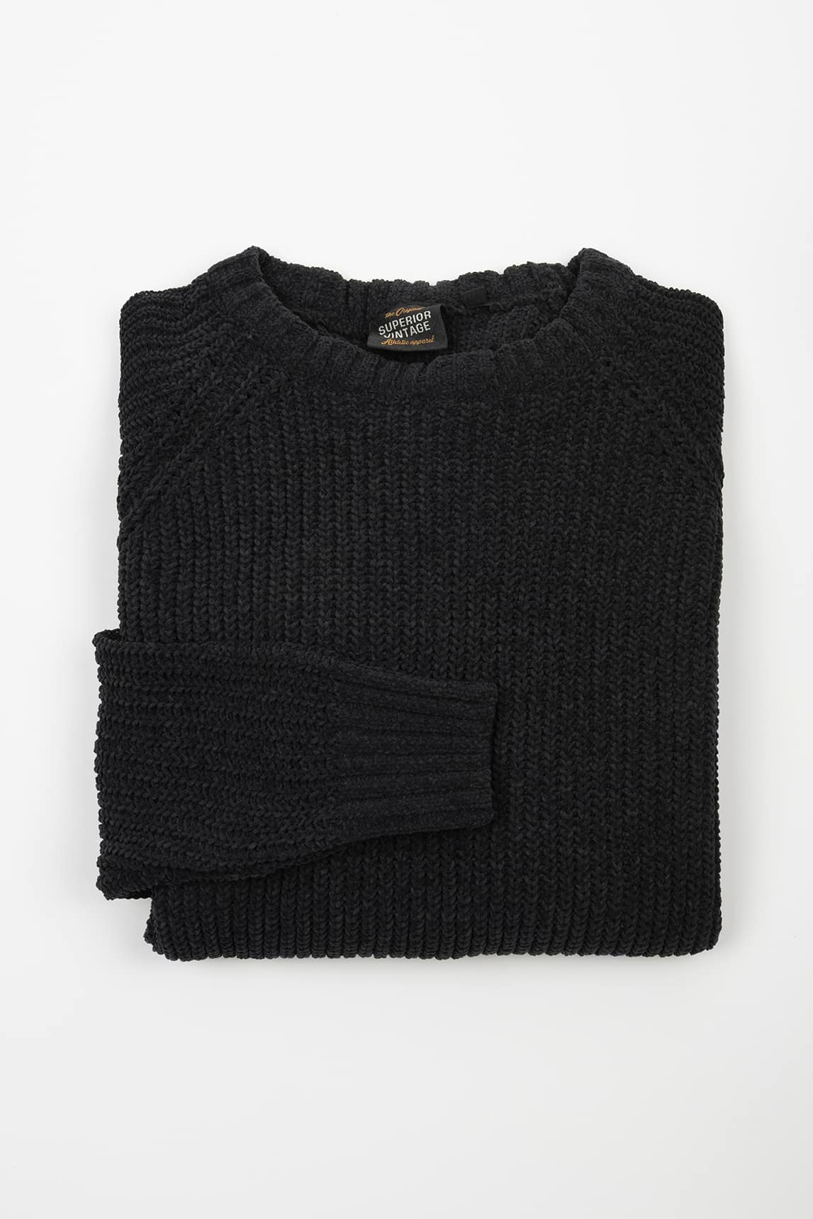 Rivera-spain Jersey Superior negro de punto grueso