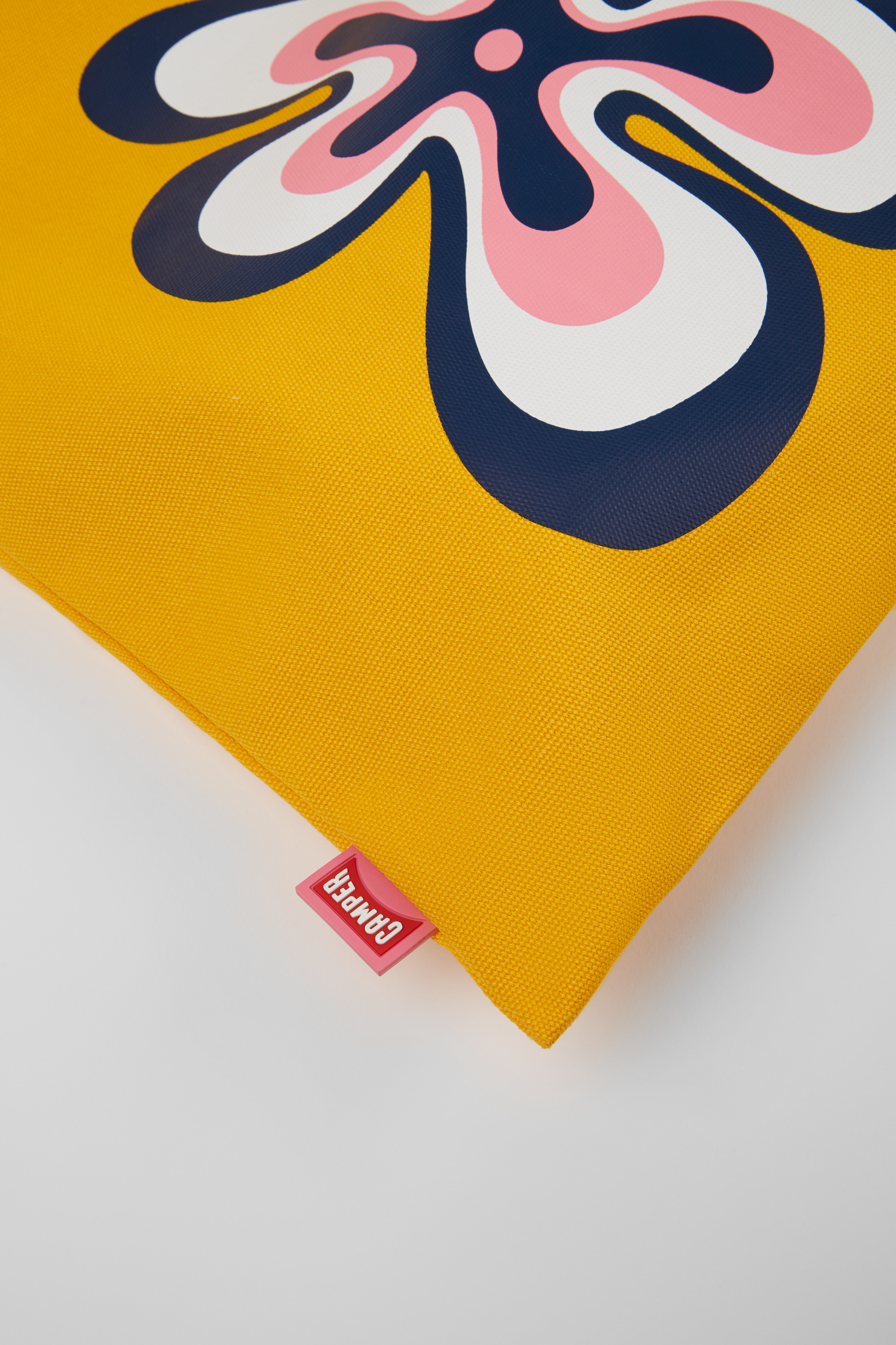 ConMigo - Orange recycled cotton tote bag