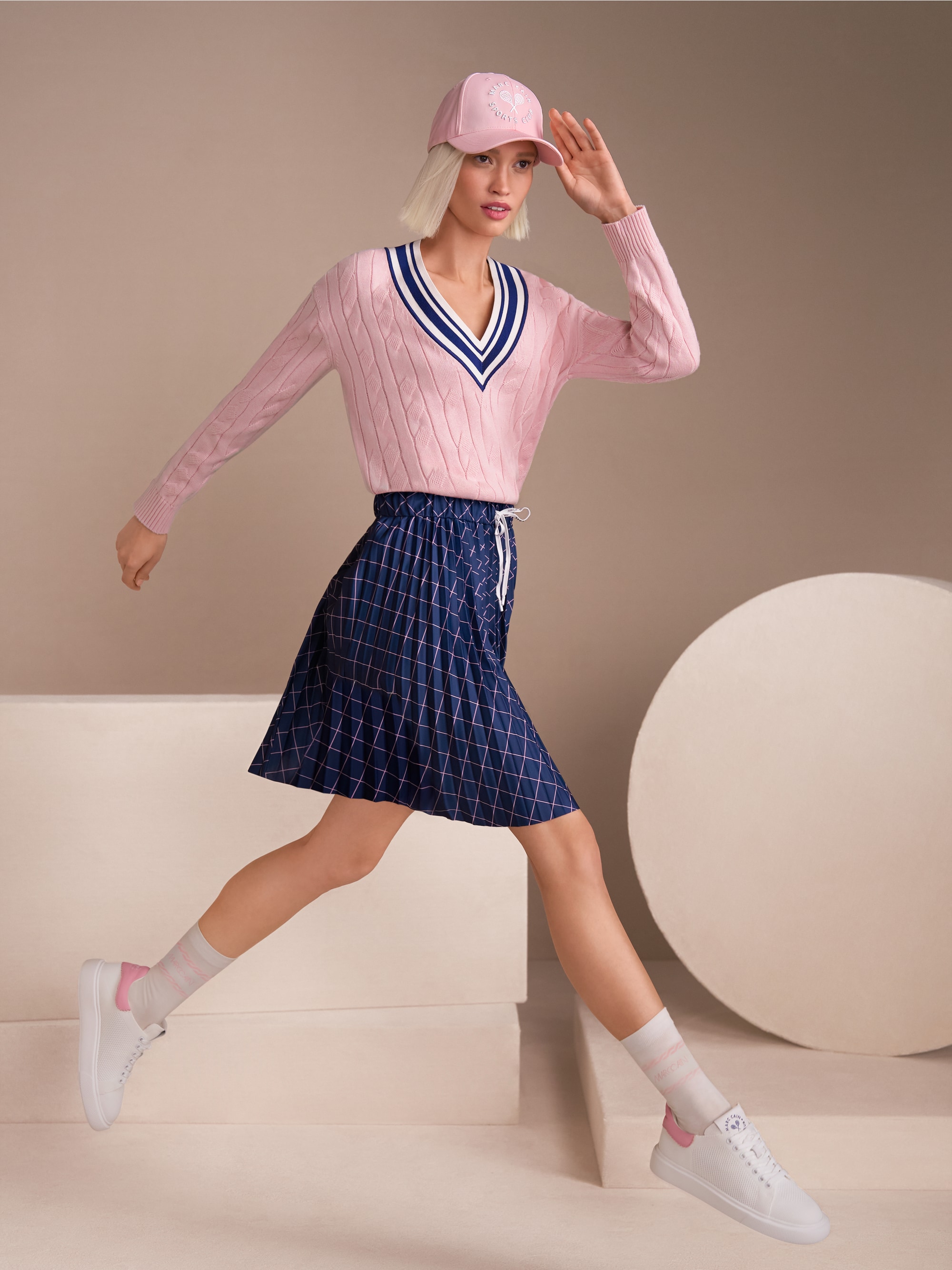 Marc-Cain Jumper with cable pattern