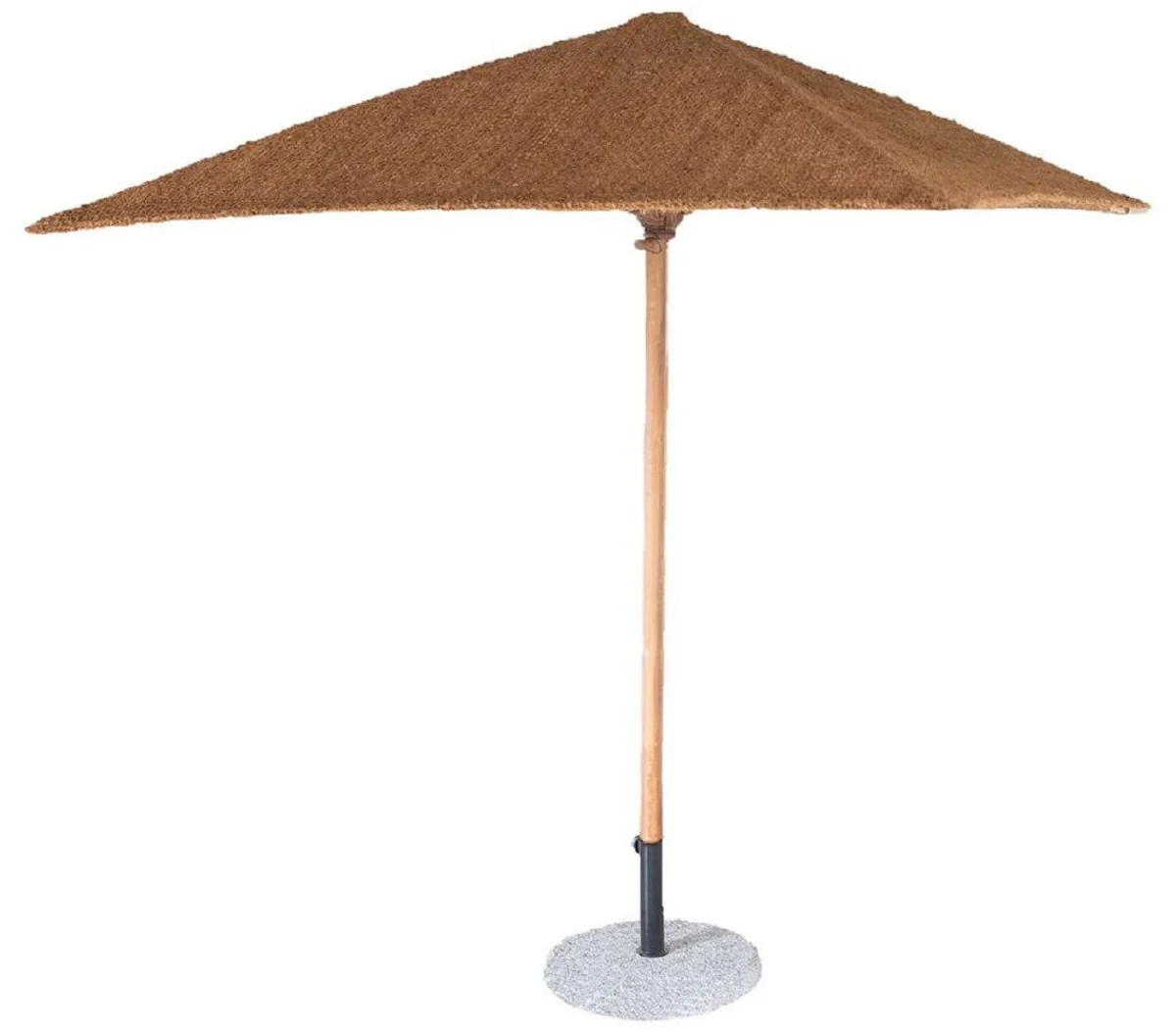 Casa Padrino sombrilla de lujo con soporte marr¨®n 200 x 200 cm