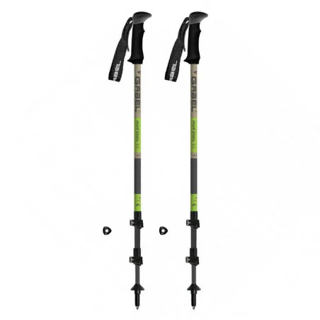 Hosa ANTISHOCK 3 TRAMOS - Par de bastones telescópicos de trekking