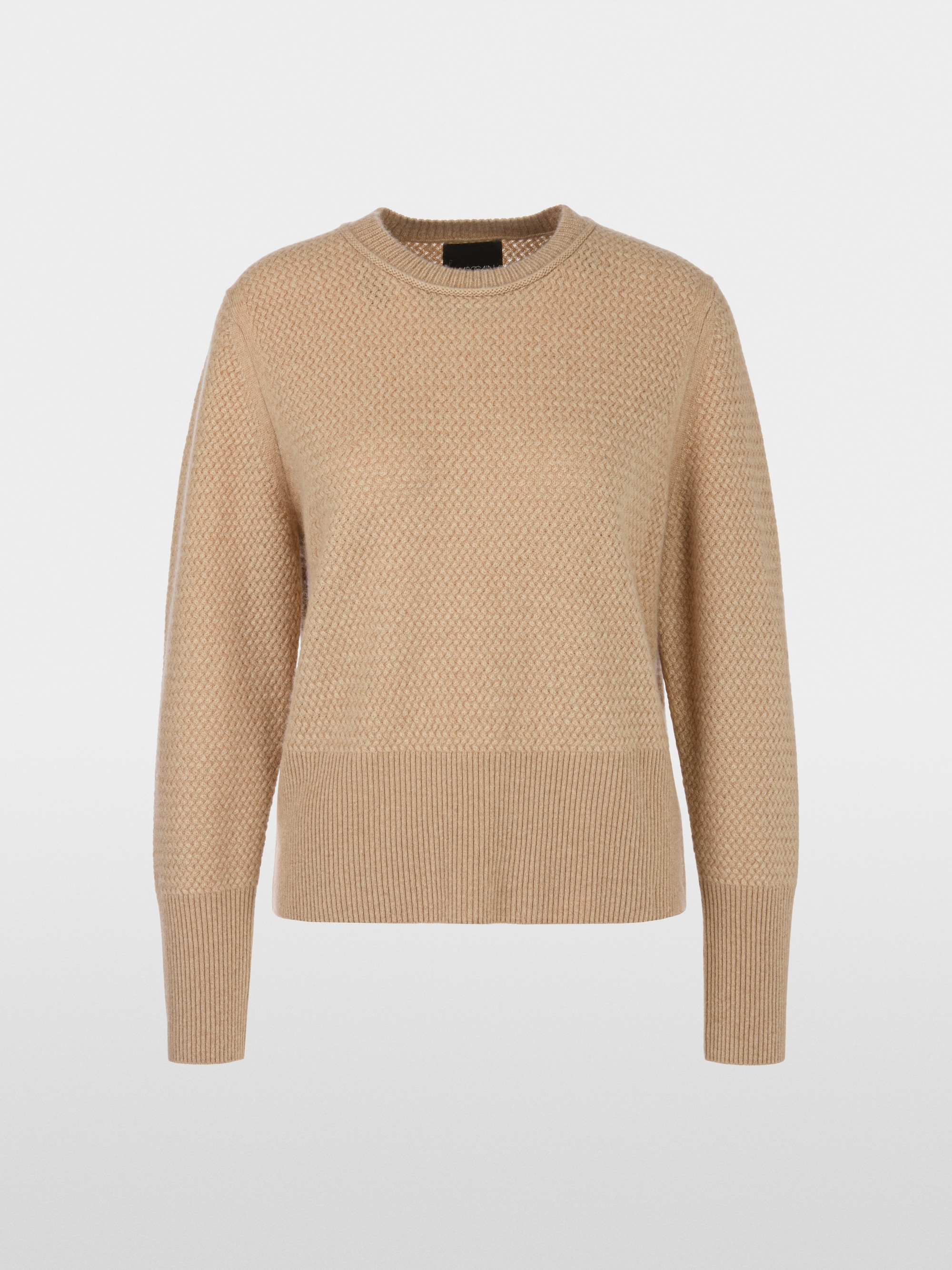 Marc-Cain Cashmere sweater with fine cable pattern