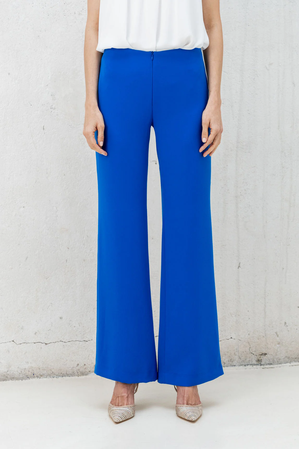 Rivera-spain Pantalón palazzo Nepal azul