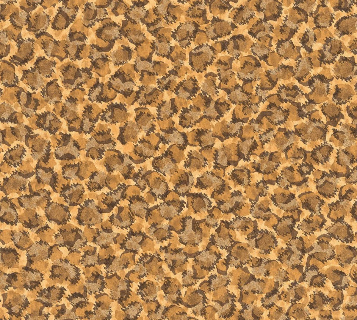 Papel pintado no tejido barroco diseñador Versace Vasmare 349023 marrón / naranja metalizado - Papel Tapiz de Diseño - Papel Pintado de Lujo